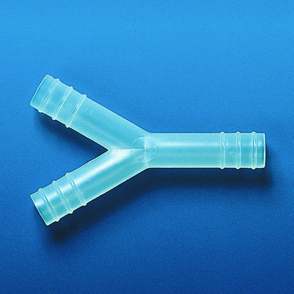 Hose connector, PP, Y-shape Hose connector, PP, Y-shape