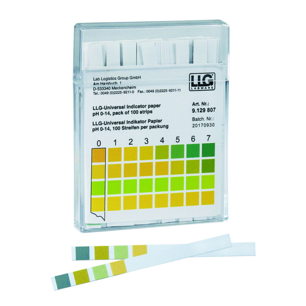 LLG-Indicator paper sticks LLG-Indicator paper sticks