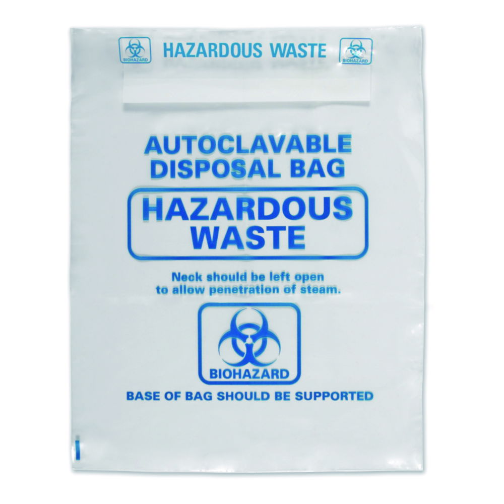 LLG-Autoclavable Bags, PP, with Biohazard printing LLG-Autoclavable Bags, PP, with Biohazard printing