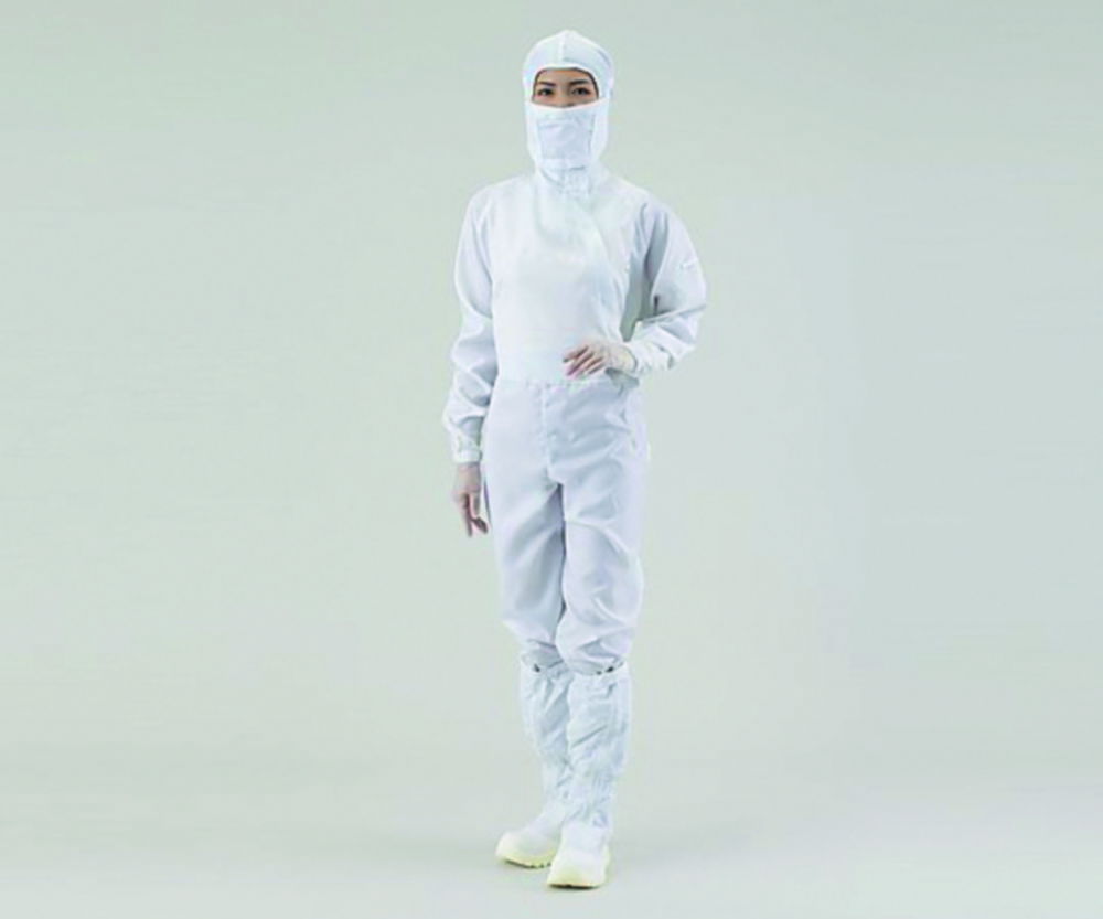 Overall for cleanroom ASPURE, polyester, with pen pocket Overall for cleanroom ASPURE, polyester, with pen pocket