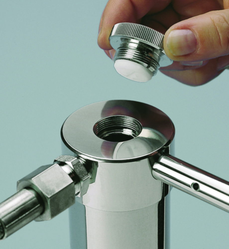 Pressure filter holder, stainless steel