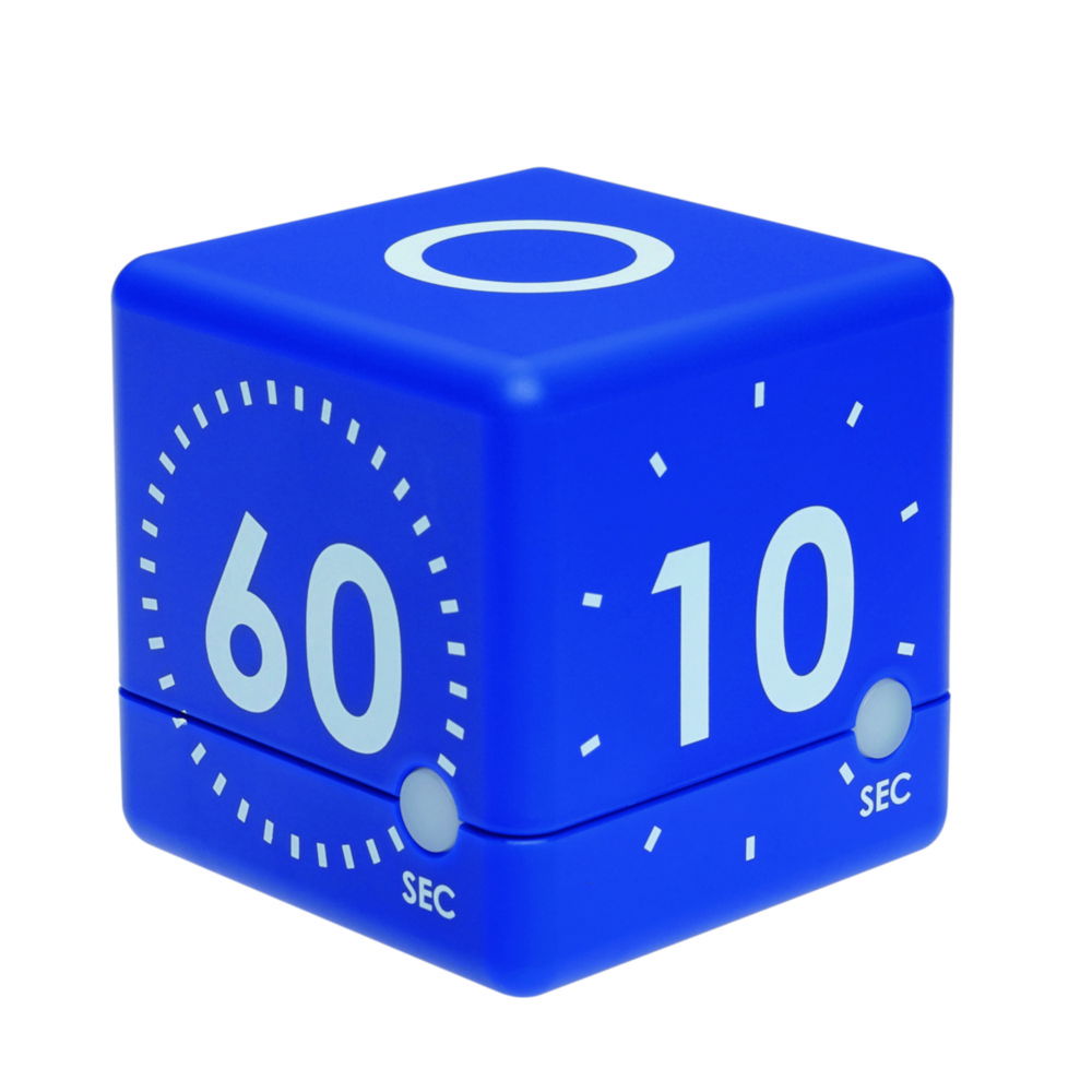 Short period timer CUBE TIMER, blue Short period timer CUBE TIMER, blue