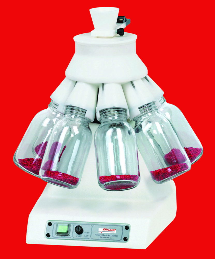 Rotary cone sample divider LABORETTE 27 Rotary cone sample divider LABORETTE 27