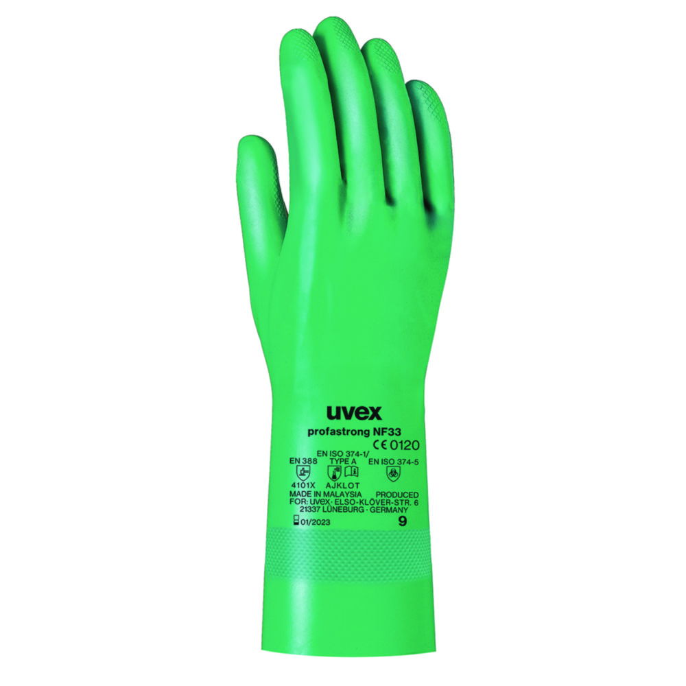 Chemical Protection Glove uvex profastrong NF33, Nitrile Chemical Protection Glove uvex profastrong NF33, Nitrile