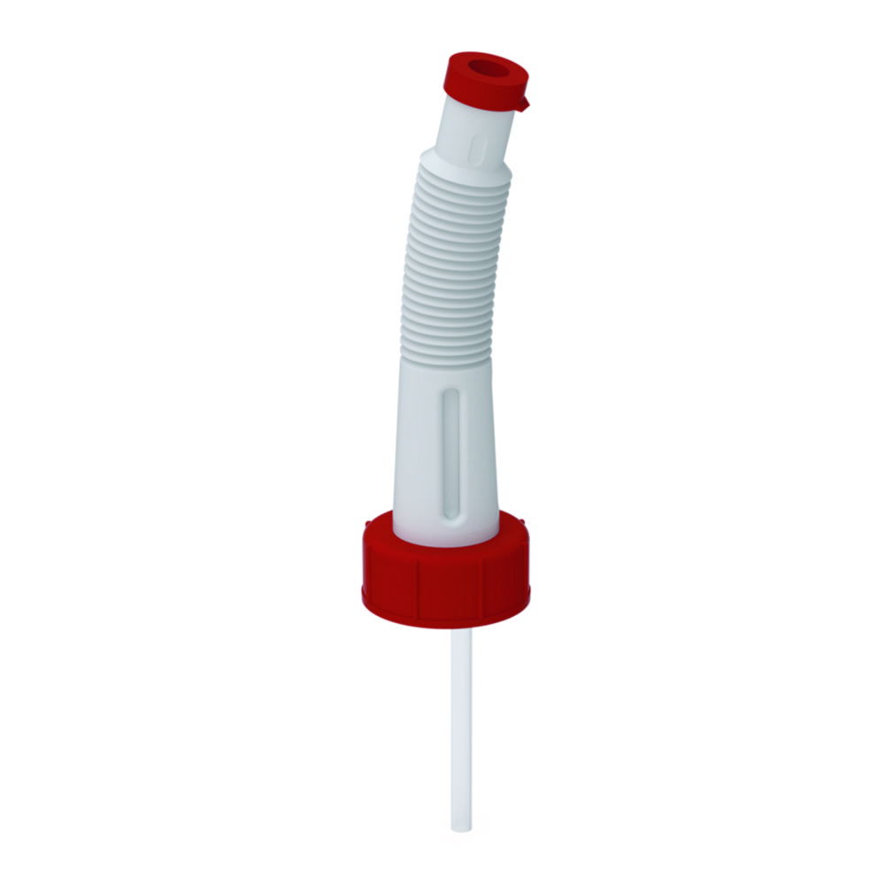 Spouts for canisters, flexible design Spouts for canisters, flexible design