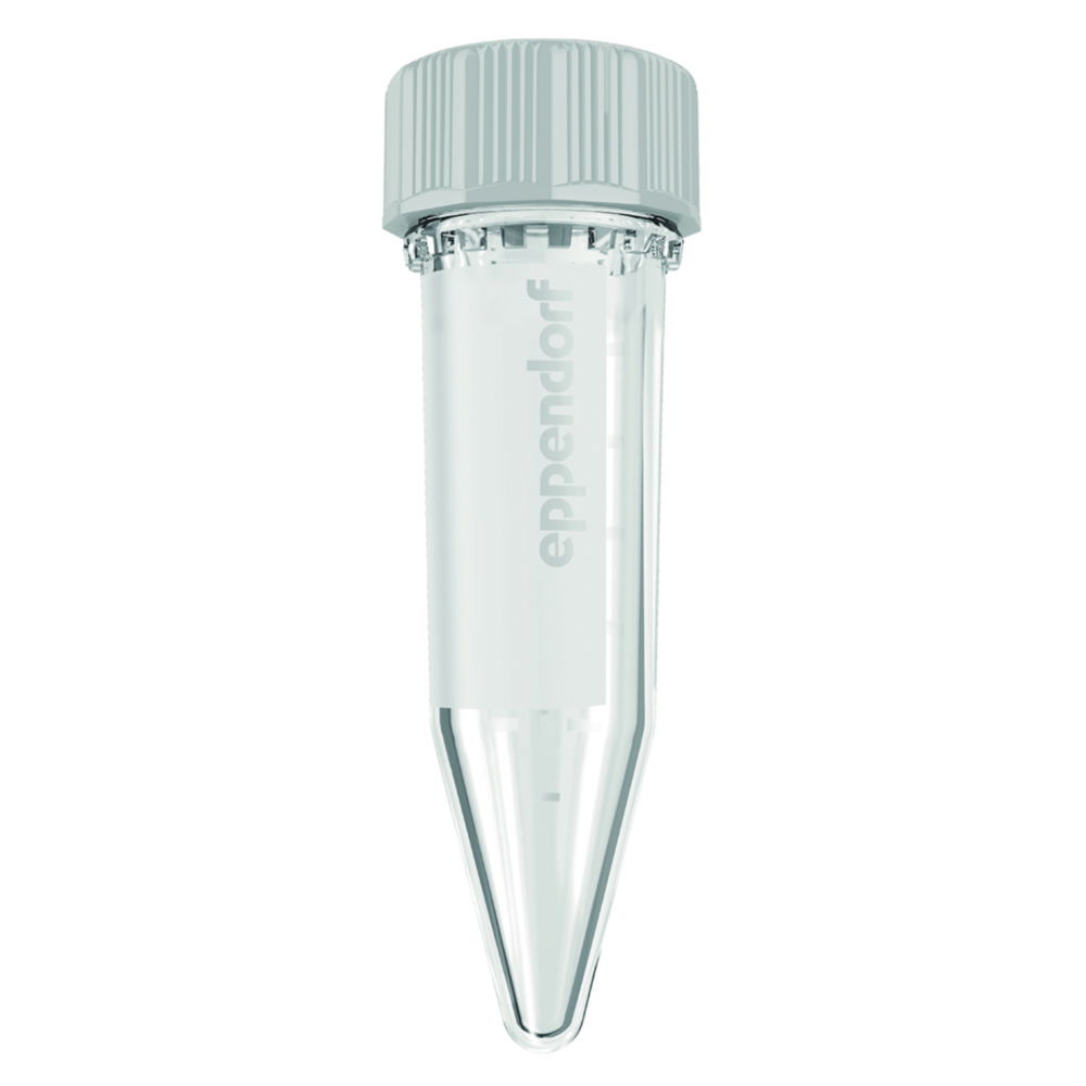 Eppendorf Tubes® 5.0 mL, PP, with screw cap, Forensic DNA Grade Eppendorf Tubes® 5.0 mL, PP, with screw cap, Forensic DNA Grade