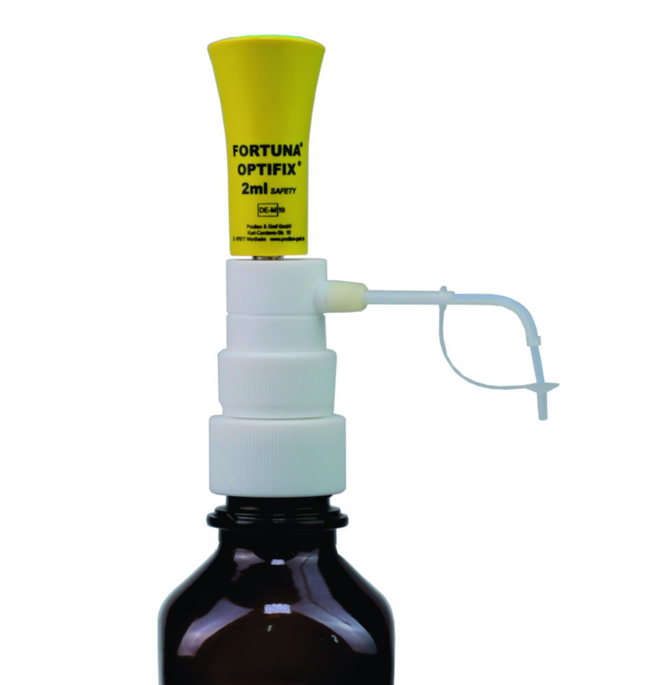 Dispensers, bottle-top, FORTUNA® OPTIFIX® SAFETY Dispensers, bottle-top, FORTUNA® OPTIFIX® SAFETY