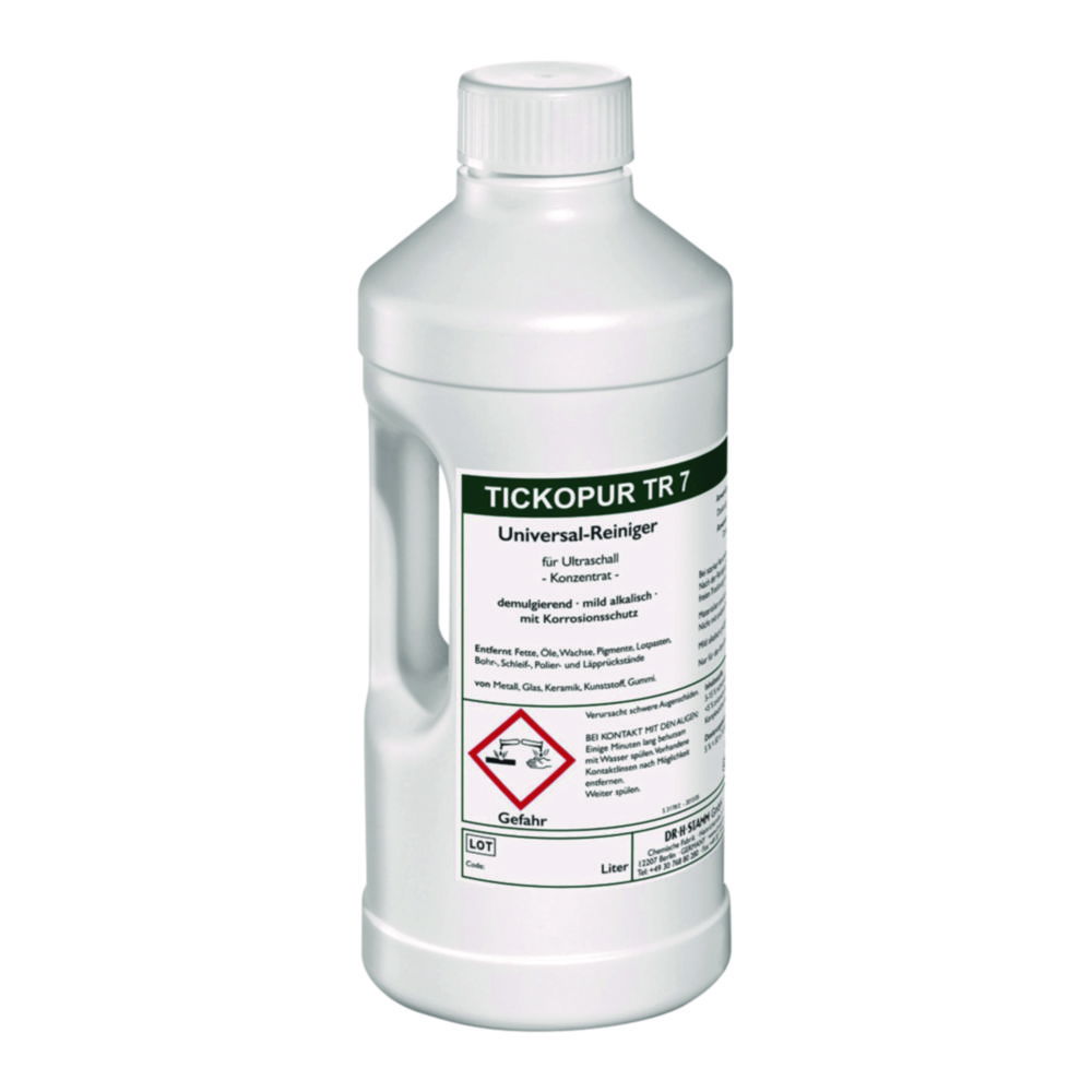 Concentrates for ultrasonic baths TICKOPUR TR 7 Concentrates for ultrasonic baths TICKOPUR TR 7