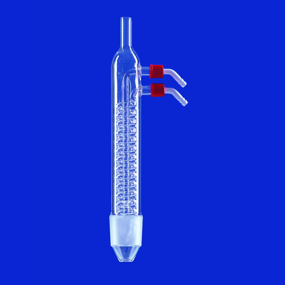Condensers acc. to Dimroth for extractors, with PP olives, DURAN® tubing