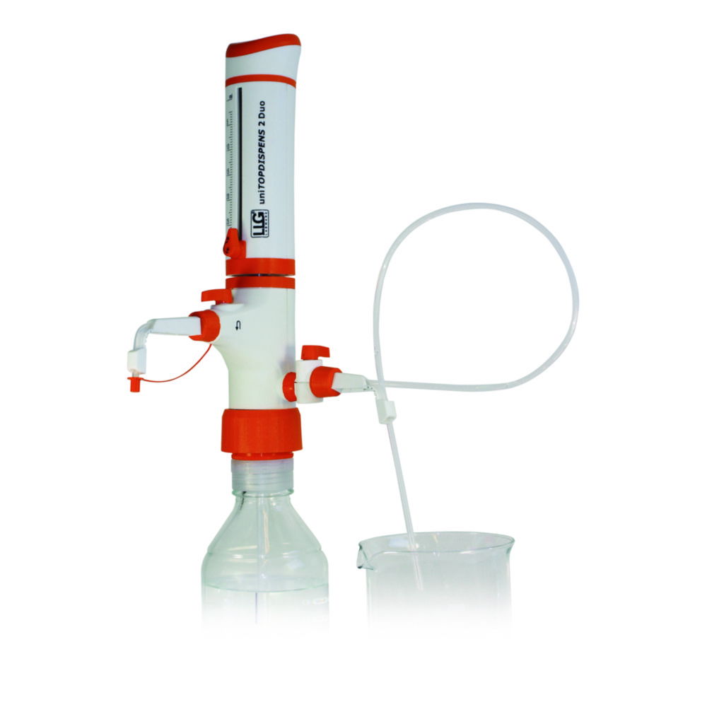 Bottletop dispenser LLG-uniTOPDISPENS 2 Duo Bottletop dispenser LLG-uniTOPDISPENS 2 Duo