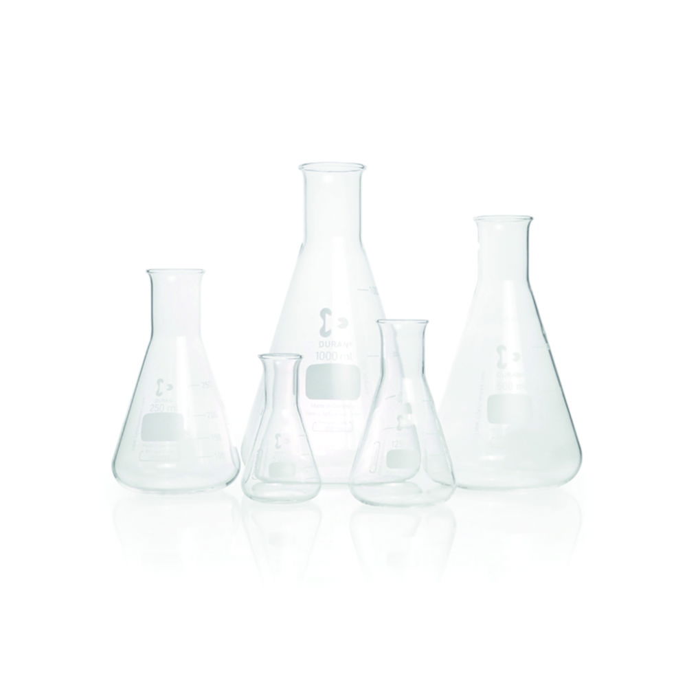 Erlenmeyer flasks, narrow neck, DURAN® Erlenmeyer flasks, narrow neck, DURAN®