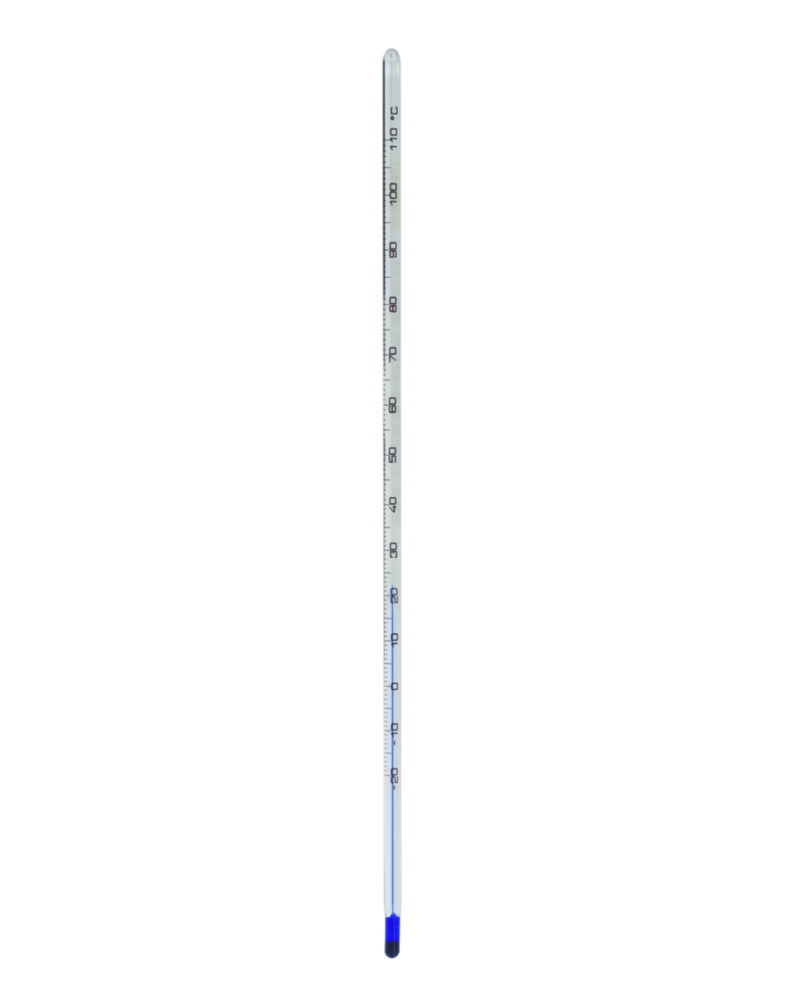 General-purpose thermometers, blue filling, with safety coating General-purpose thermometers, blue filling, with safety coating