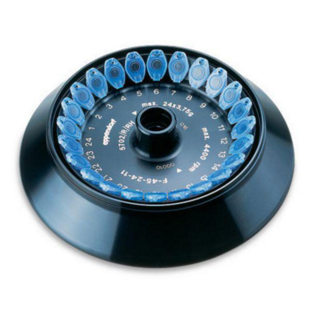 Fixed angle rotor F-45-24-11 for centrifuges 5702/5702 R/5702 RH Fixed angle rotor F-45-24-11 for centrifuges 5702/5702 R/5702 RH