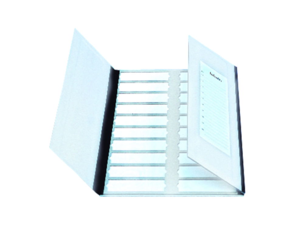 Microscope slide folders Microscope slide folders