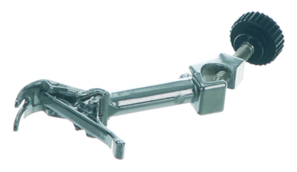 Burette and thermometer clamp Burette and thermometer clamp