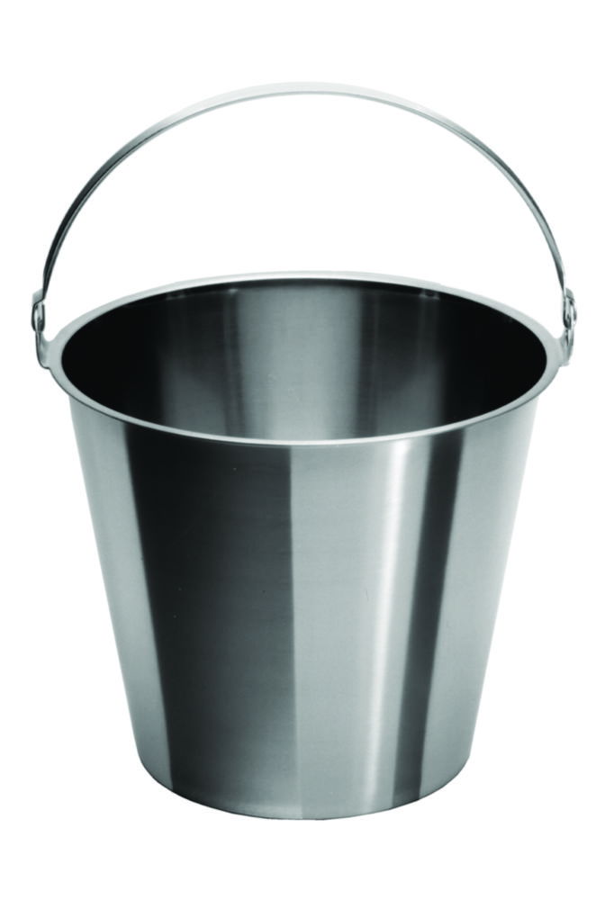 Buckets, 18/10 steel Buckets, 18/10 steel