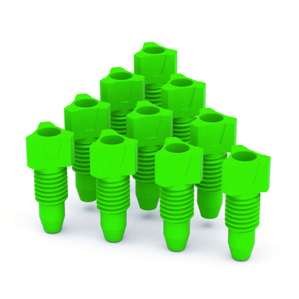 Fittings, PFA, for Caps and Waste Caps Fittings, PFA, for Caps and Waste Caps