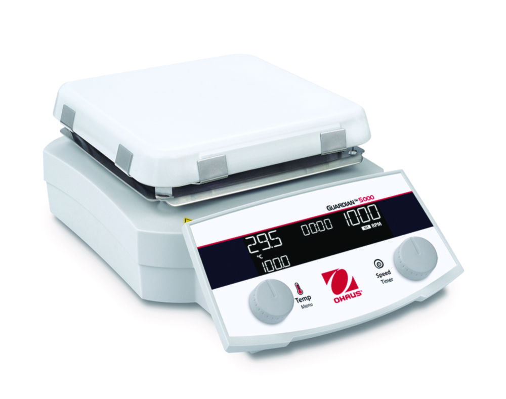 Hotplate stirrers Guardian™ 5000, with square top plate Hotplate stirrers Guardian™ 5000, with square top plate