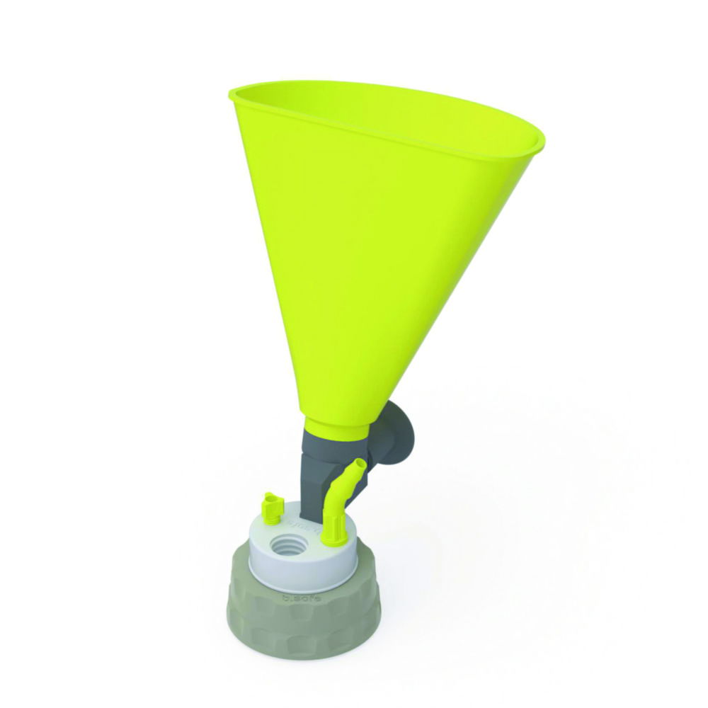 b.safe Waste Caps S 51, PP, with filling funnel b.safe Waste Caps S 51, PP, with filling funnel