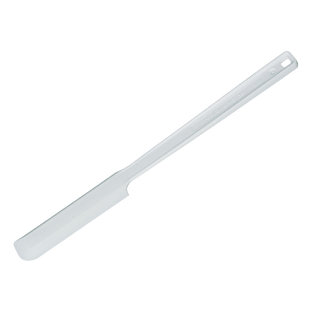 Disposable sampling spatula, PS, white Disposable sampling spatula, PS, white