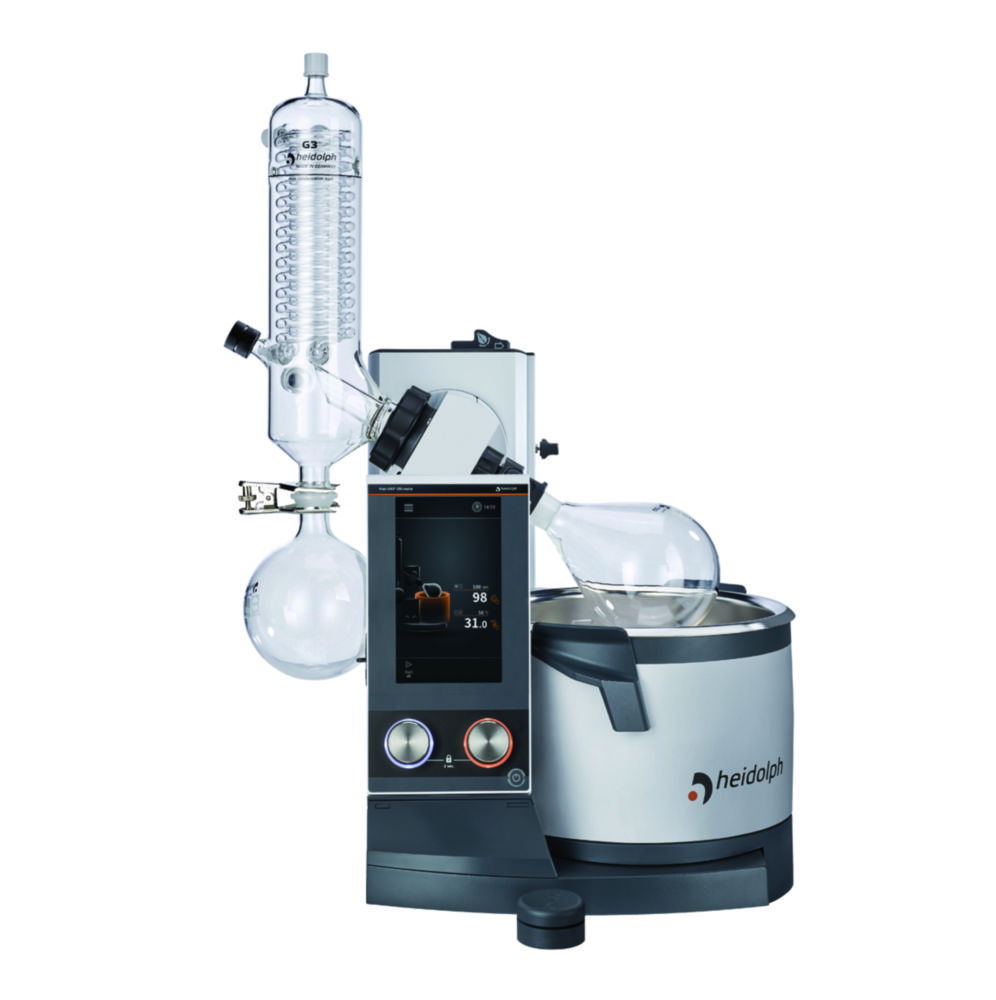 Rotary Evaporators Hei-VAP Ultimate, with hand lift, vertical condenser Rotary Evaporators Hei-VAP Ultimate, with hand lift, vertical condenser