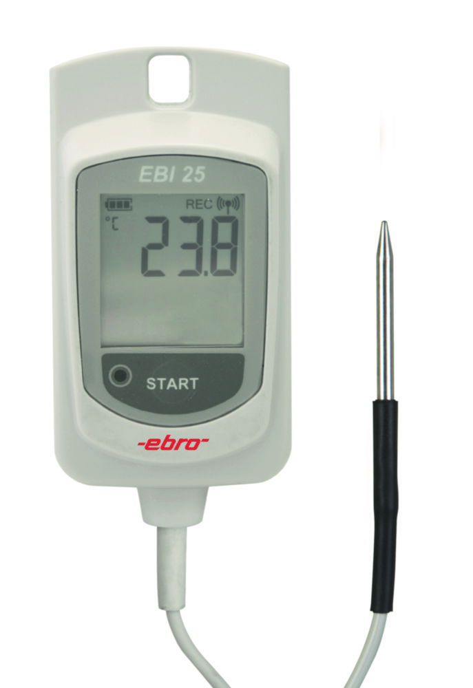 Wireless temperature data loggers with external NTC temperature sensor EBI 25-TE Wireless temperature data loggers with external NTC temperature sensor EBI 25-TE