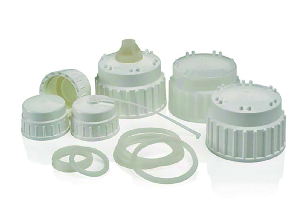 Screw caps for Nalgene™ carboys and wide-mouth bottles