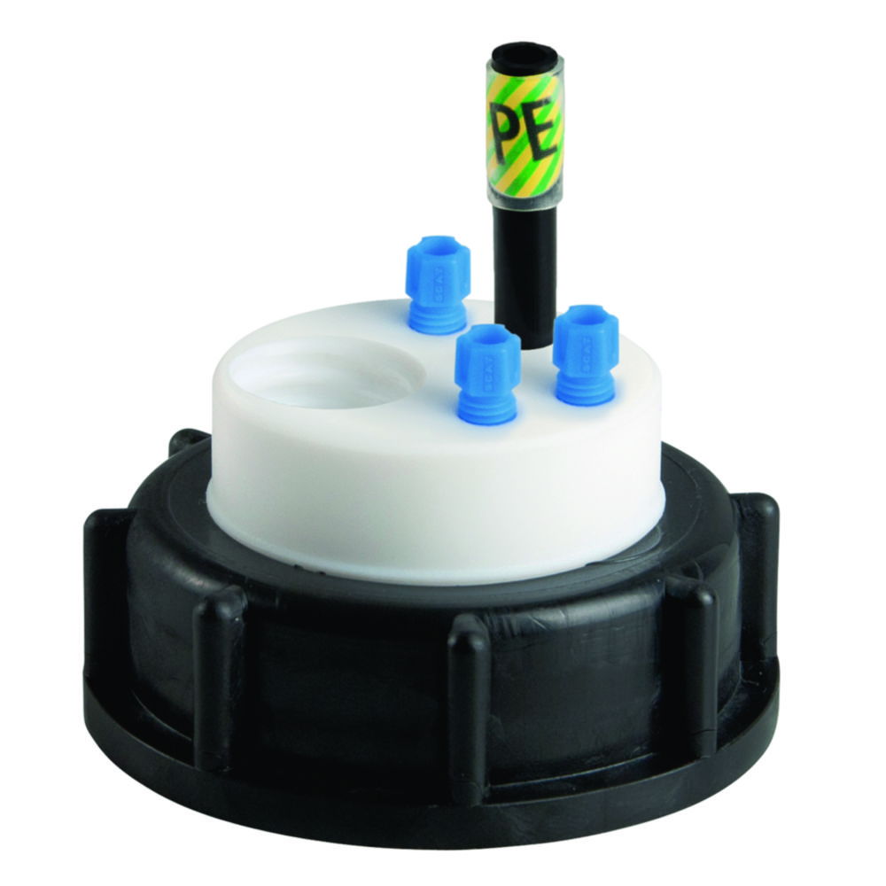 Safety Waste Caps, S 55, with grounding connection Safety Waste Caps, S 55, with grounding connection