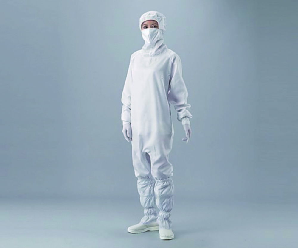 Overall for cleanroom ASPURE, polyester, with hood and mask Overall for cleanroom ASPURE, polyester, with hood and mask