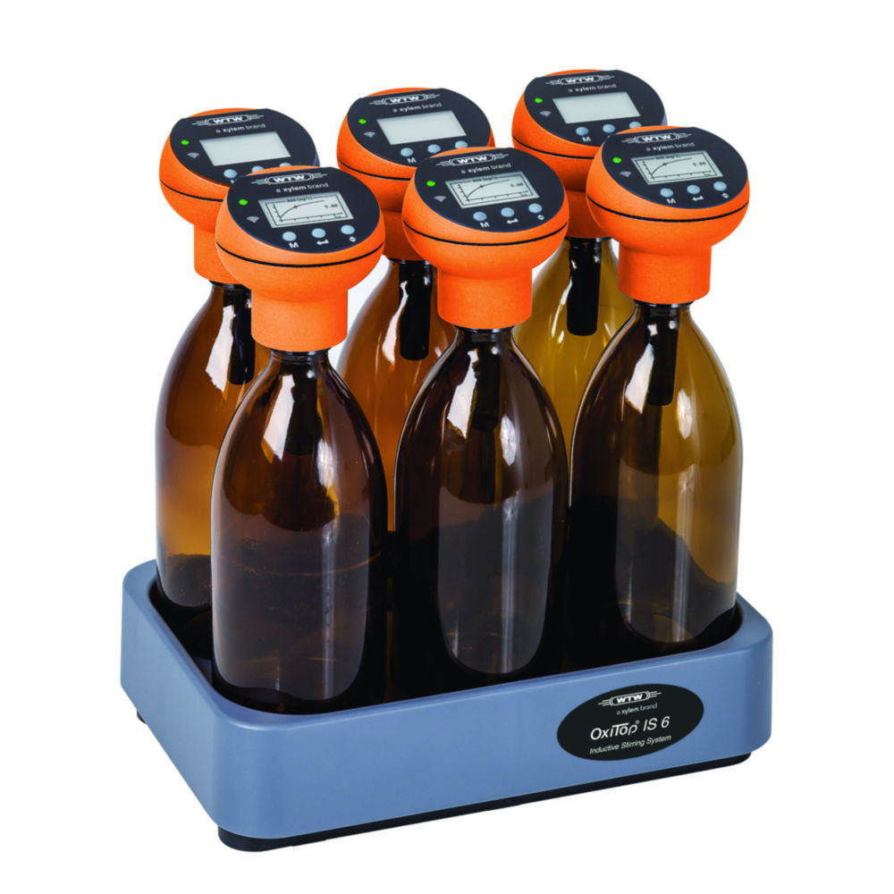 BOD measuring system OxiTop®-IDS for determination of aerobic degradation, Set 6 BOD measuring system OxiTop®-IDS for determination of aerobic degradation, Set 6