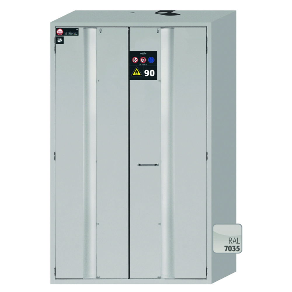 Safety Storage Cabinets S-PHOENIX Vol. 2-90 with Folding Door, 3 shelves, powder-coated sheet steel