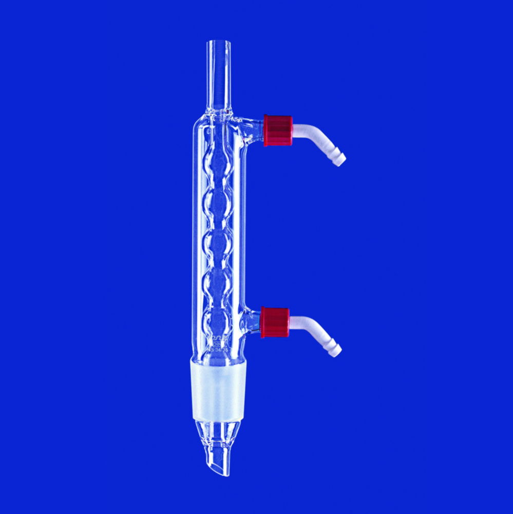 Condensers acc. to Allihn for extractors, DURAN® tubing, with plastic olives Condensers acc. to Allihn for extractors, DURAN® tubing, with plastic olives