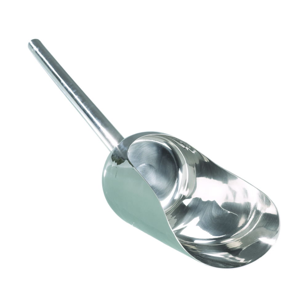 Scoops PharmaScoop, stainless steel V4A, with long handle