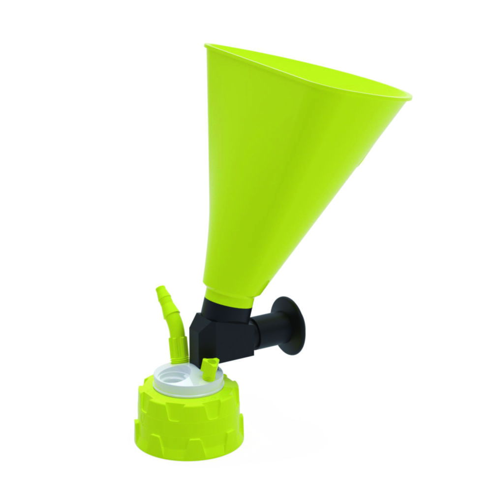 b.safe Waste Caps GL45, PPS, with filling funnel b.safe Waste Caps GL45, PPS, with filling funnel