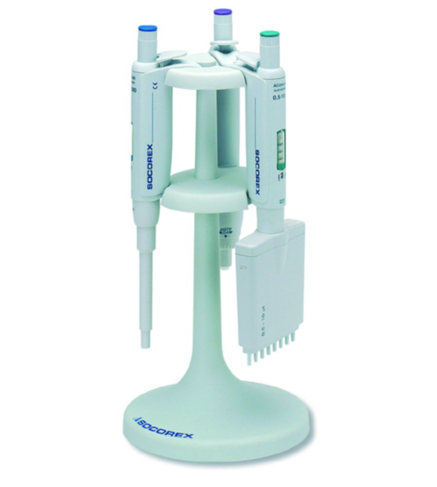 Pipette stand for Single and Multichannel microliter pipettes, for Calibra® and Acura® models Pipette stand for Single and Multichannel microliter pipettes, for Calibra® and Acura® models