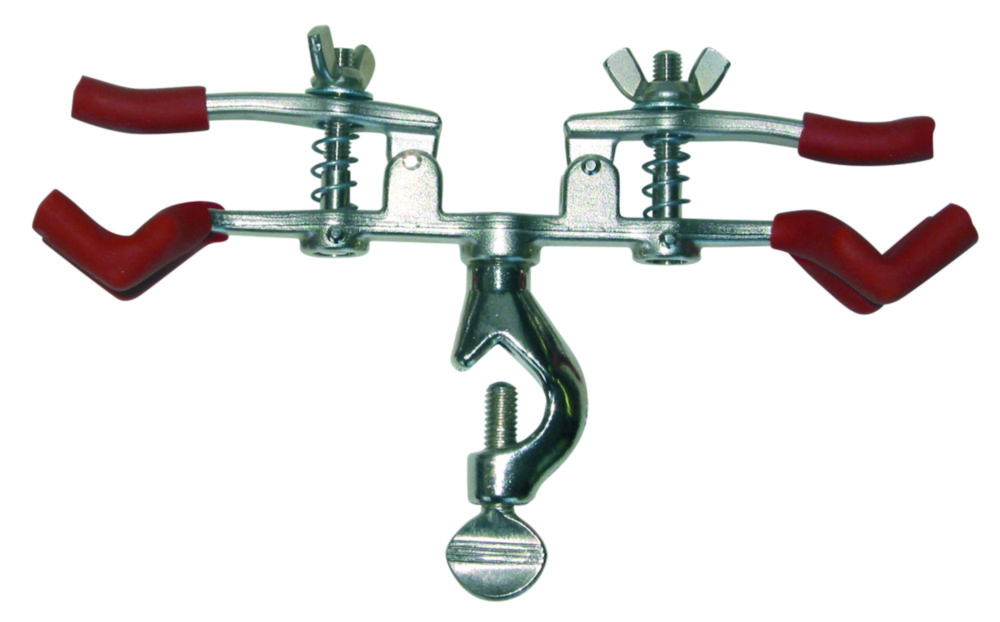 Burette clamps, nickel plated brass Burette clamps, nickel plated brass