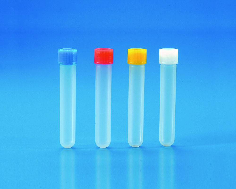 Disposable Test Tubes with screw caps, PP/PE Disposable Test Tubes with screw caps, PP/PE