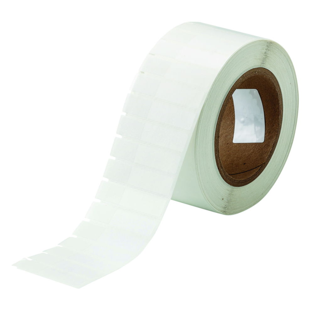 Self-laminating cryo labels with transparent end for thermal transfer printers (THT) Self-laminating cryo labels with transparent end for thermal transfer printers (THT)