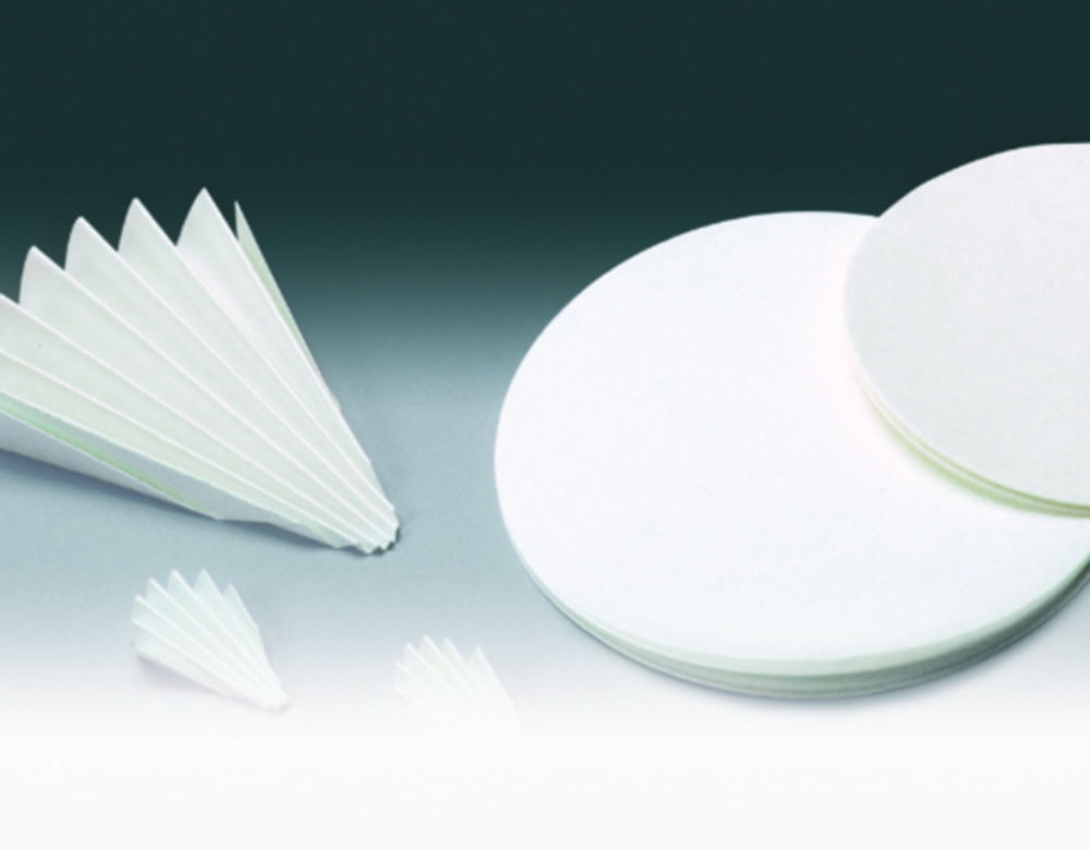 Filter paper, qualitative, Grade 1288, folded filters Filter paper, qualitative, Grade 1288, folded filters