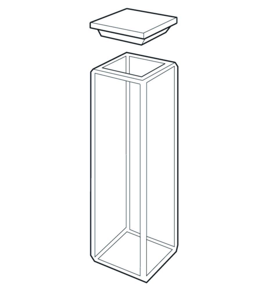 Standard rectangular fluorometer cells