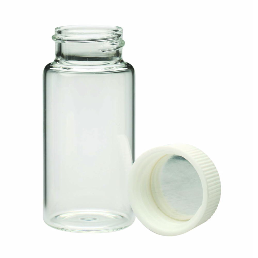 Scintillation Vials, borosilicate glass, caps packed separately Scintillation Vials, borosilicate glass, caps packed separately