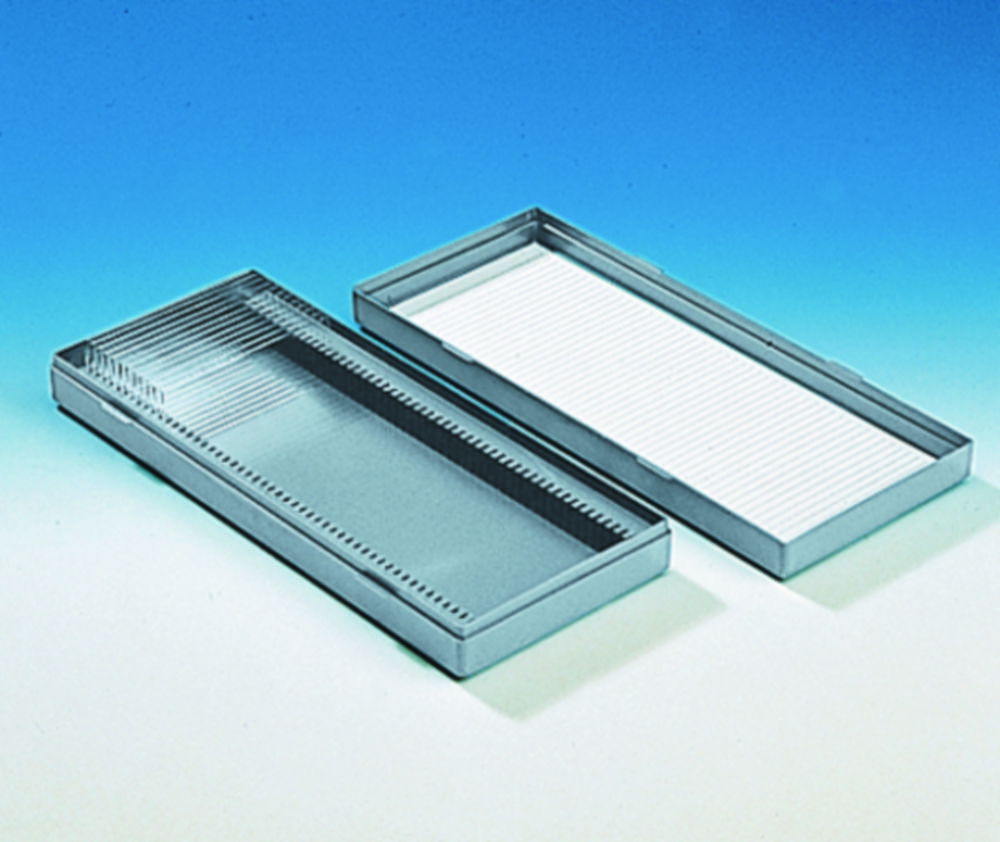 Microscope slide boxes, PS Microscope slide boxes, PS