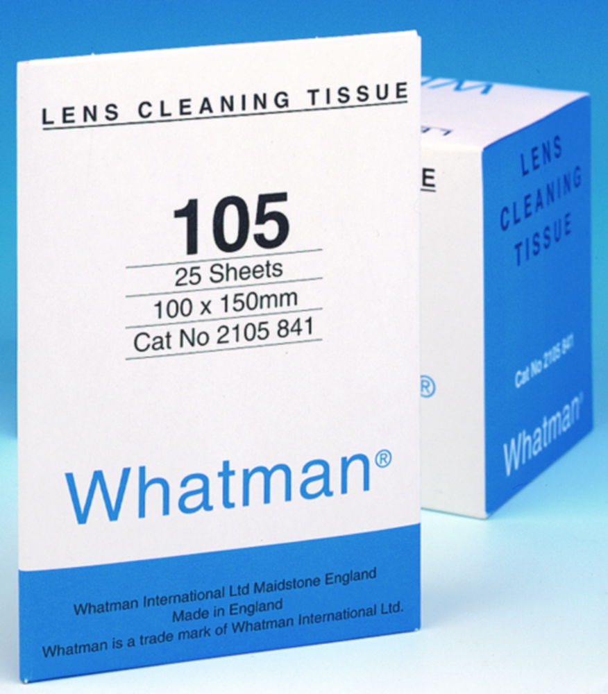Lens cleaning tissues, 105 series Lens cleaning tissues, 105 series