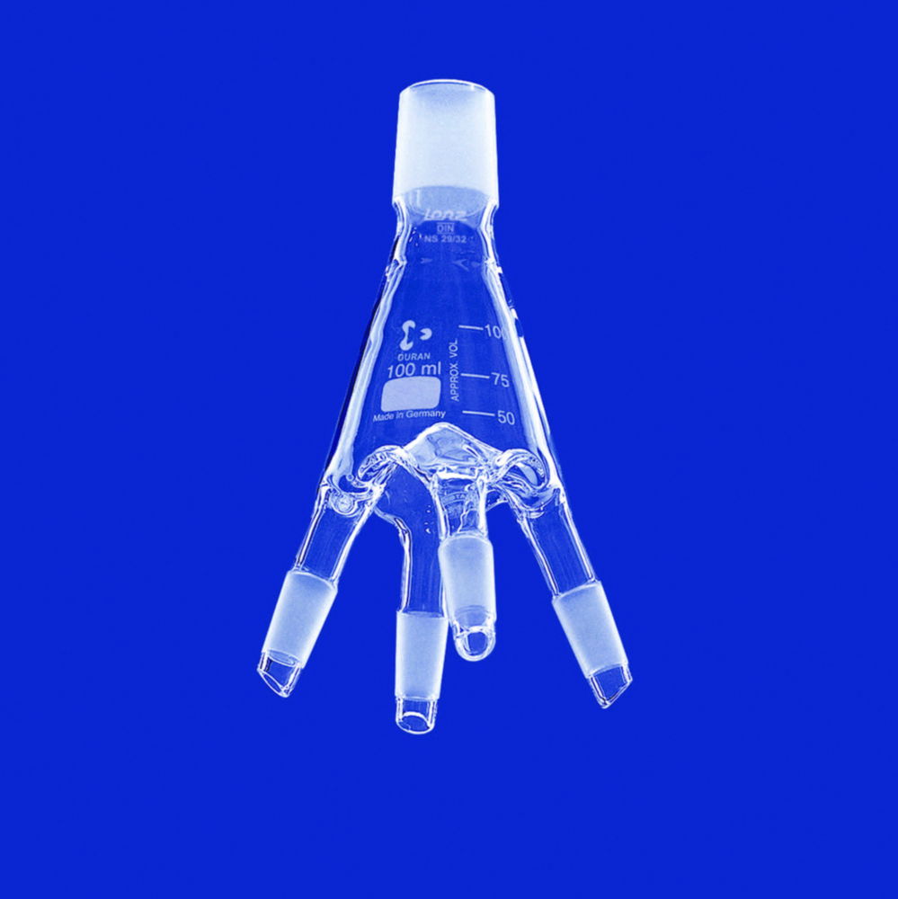 Distributors for distilling receivers to Bredt, DURAN® tubing Distributors for distilling receivers to Bredt, DURAN® tubing