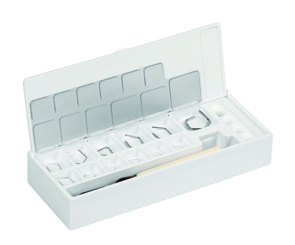 Milligram weight set E1, in plastic box Milligram weight set E1, in plastic box