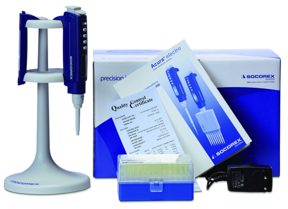Single channel microliter pipettes Initial package Acura® electro XS 926 / electro 936, variable