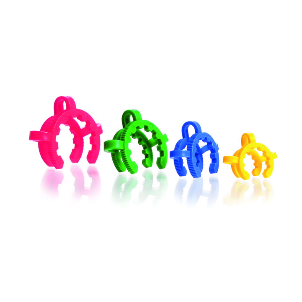Joint clips KECK, POM, for conical ground joints Joint clips KECK, POM, for conical ground joints