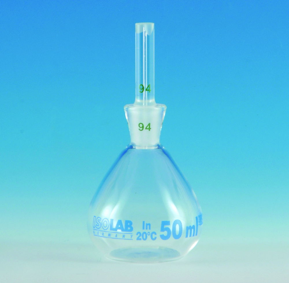 Pycnometers, not calibrated, Borosilicate glass 3.3. Pycnometers, not calibrated, Borosilicate glass 3.3.