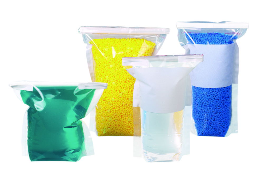 Sample bags SteriBag StandUp, PE, sterile, with write-on panel Sample bags SteriBag StandUp, PE, sterile, with write-on panel