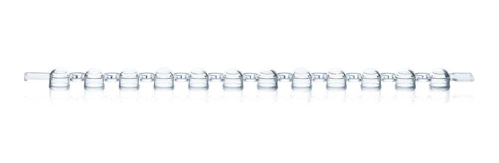 PCR caps strips of 12, PP
